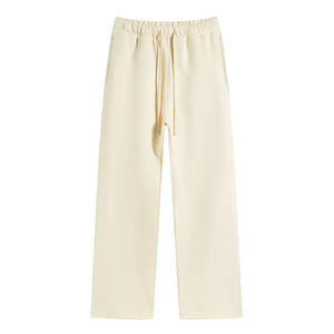 Pantalons de survêtement pour hommes amples, délavés à l'acide, avec broderie personnalisée et couleur évasée, vêtements de mode, survêtement délavé au soleil - Product Image 3