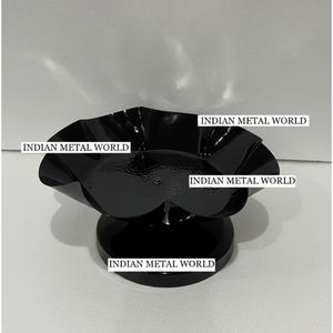 Bol à chocolat décoratif moderne en acier noir avec revêtement en poudre, design unique, bol à chocolat en gros, articles de cuisine, décoration intérieure en vente - Product Image 3