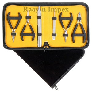 Raayin Impex Stainless Steel Hand Tools <b>Pliers</b> for DIY Jewelry Making Pointed Nose Oblique Nose <b>Plier</b> <b>Set</b> - Product Image 3