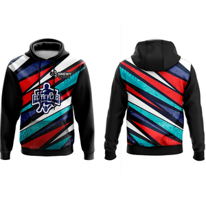 OEM al por mayor de encargo de los hombres de alta calidad transpirable sublimación impresa sudaderas con capucha 100% algodón mezclado invierno Logo apliques - Product Image 1