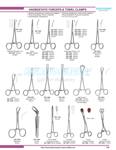 Pinces hémostatiques médicales, chirurgicales dentaires, Vantage Peers, pinces à serviette non perforantes, pinces à serviette en acier inoxydable - Product Image 2