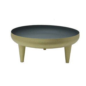 แท่นวางเค้กโลหะแบบชั้นเดียวอุปกรณ์ทำเค้กจำนวนมากสำหรับงานวันเกิดงานปาร์ตี้ทำเค้กสีน้ำตาล - Product Image 6