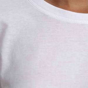 Venta al por mayor de alta calidad 220 GSM suave Jersey gota hombro manga corta Casual Boxy Fit Crop Top camisetas para mujeres Camiseta de algodón - Product Image 6