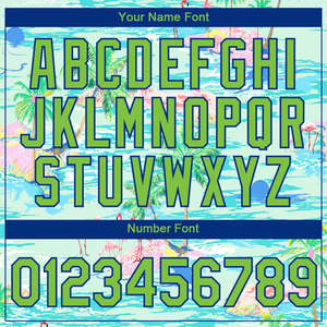 Camiseta de manga corta con estampado de árbol de playa Hawaiano Unisex personalizada de fábrica, camisa de verano de media manga con cuello redondo de algodón polivinílico de secado rápido - Product Image 4