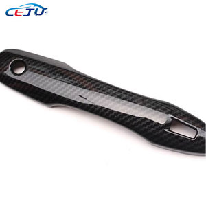 Cubiertas de manija de puerta de coche con aspecto de carbono ABS para <span class=keywords><strong>Toyota</strong></span> Corolla <span class=keywords><strong>Auris</strong></span> E210 Cross Prius Avalon 2020-2025 Camry XV70 <span class=keywords><strong>2018</strong></span>-2024 - Product Image 5