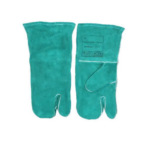 ถุงมือเชื่อมหนังสำหรับผู้ชายถุงมือหนังวัวเพื่อความปลอดภัยสำหรับป้องกันมือ - Product Image 1