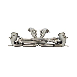 Sistema de Escape con Silenciador Catback de Acero Inoxidable OEM de Vortex Factory para Porsche 992 (2020-) con Colector y Tubo de Bajada - Product Image 1