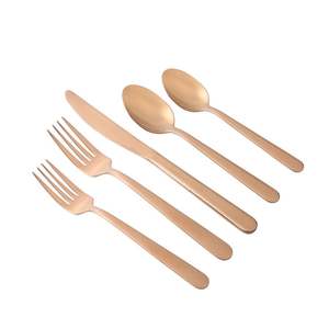 Juego de Cubiertos de Acero Inoxidable de Lujo, Nuevo Juego de Cubiertos Dorados con Pulido Espejo Dorado para Bodas y Fiestas - Product Image 3