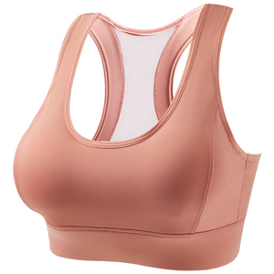 Custom Factory Wholesale Women's Sports Bra – Breathable Mesh Back Racerback High <b>Support</b> Gym <b>Crop</b> <b>Top</b> for Yoga & Fitness - Product Image 5