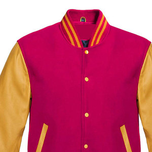 Leather Sleeve Baseball <b>Varsity</b> <b>Jacket</b> Baseball Letterman <b>Varsity</b> <b>Bomber</b> <b>Jacket</b> PU Baseball <b>Varsity</b> <b>Jacket</b> <b>Men</b> Casual - Product Image 3