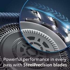 Rasoir électrique pour homme avec triple lame, utilisation humide/sèche, étanche IPX7, support de charge USB, étui de voyage et système de nettoyage - Product Image 3