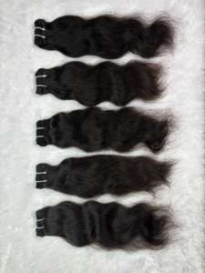 ผมต่อผมมนุษย์แบบเป็นลอนธรรมชาติสำหรับสาวๆและผู้หญิงผมชาวอินเดีย - Product Image 3