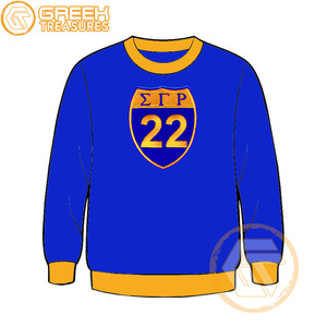 Sudadera de lana de algodón Sigma Gamma Rho personalizada de alta calidad, Jersey bordado, chaqueta para mujer, ropa griega, estilo de hermandad - Product Image 2