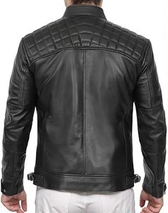 Veste en cuir coupe-vent et imperméable Veste de vol pour hommes Fashion Custom Print Logo Winter Style - Product Image 2