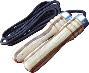 Corde à sauter solide personnalisée en cuir de vachette, poignées en bois, poids lourd pour adultes, corde à sauter - Product Image 6