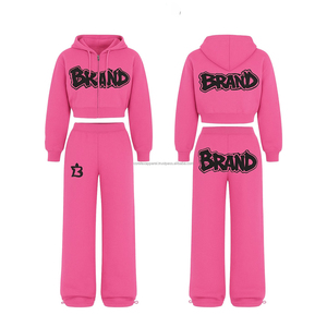 ชุดวอร์มผู้ชายแบบสั่งทำพิเศษ ปี 2026 ชุดวอร์มเอวสองชั้น เสื้อฮู้ดประดับเพชรและกางเกงวอร์มขาบาน ชุดวอร์มผู้ชายไซส์ใหญ่ - Product Image 2