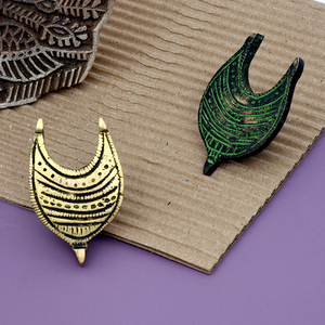 Bouton de porte élégant en or au design antique avec motif gravé en métal pour armoires, tiroirs, armoires et meubles, accessoires pour la maison - Product Image 6