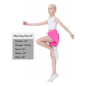 เซ็ตเสื้อมีฮู้ดแบบสวมหัวสำหรับผู้หญิงชุดวอร์มเล่นกีฬาแบบลำลองสำหรับเด็กผู้หญิงชุดสองชิ้น - Product Image 6