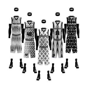 Completamente sublimación malla personalizada Bsci venta al por mayor ropa deportiva equipo Reversible Hombre baloncesto camisetas uniformes personalizados conjuntos - Product Image 5