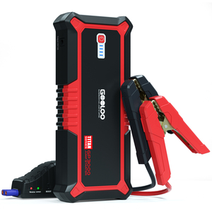GOOLOO GP3000 Démarreur de Voiture/Camion 4-en-1 3000A 12V Puissant Chargeur de Batterie au Lithium Lampe LED Gonfleur de Pneus Pompe à Air - Product Image 1