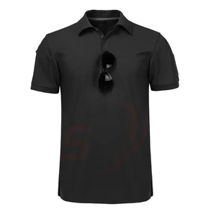T-shirts d'été Vêtements pour hommes Polos unis Séchage rapide Personnalisé Couleur solide Respirant Plus Size Polos pour hommes Confort - Product Image 2