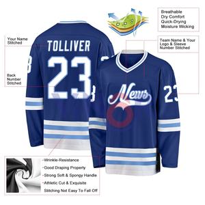 Maillots de hockey sur glace pour hommes, fabrication sur mesure, nouveau design 2026, durables, couleur personnalisée, logo sublimé, service personnalisé - Product Image 3