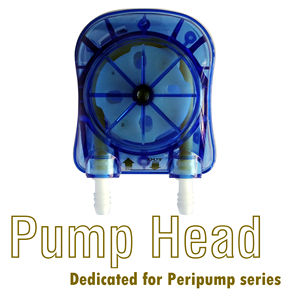 Accessoire Peripump - Ensemble de tête de pompe en bleu avec raccords à barbelés et tube péristaltique PharMed BPT - Product Image 3