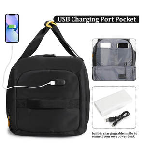 Unisex Luxury Gym <b>Bag</b> with Large Capacity Custom Design Lightweight Nylon Lining Durable <b>Zipper</b> Closure New Arrival <b>Storage</b> - Product Image 4