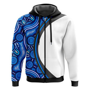 Sudadera deportiva de manga larga para hombre apta para senderismo en otoño teñido liso con malla y serigrafía - Product Image 1