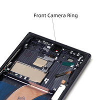 Layar OLED Original Dengan Rangka LCD Touch Screen Assembly untuk Samsung Galaxy S23 Ultra Pengganti Ponsel