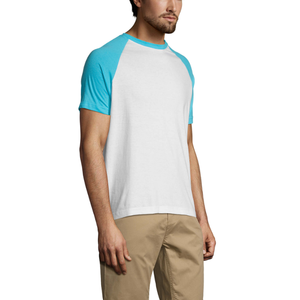 Nueva moda impresión personalizada cuello redondo Camiseta manga gimnasio desgaste Fitness Camiseta 100% algodón camiseta para hombre - Product Image 2