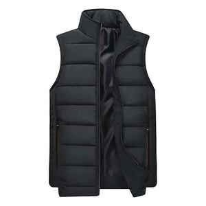 Chaquetas sin mangas acolchadas transpirables de muestra, chalecos de talla grande para hombre, chaleco polar con cremallera completa para hombre, oferta - Product Image 6