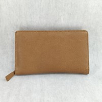 Portefeuilles familiaux en cuir véritable pour passeports, porte-cartes RFID pour femmes, accessoires portables, étiquette personnalisée privée en relief