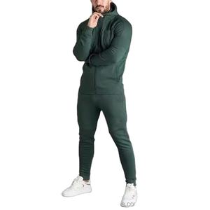Survêtement Homme Léger en Polyester/Coton à Manches Longues Décontracté Séchage Rapide Respirant Col Montant Poches Latérales OEM - Product Image 3