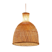 Nouveau Design Populaire Rotin Suspension Lampe Restaurant Bar Décoration Suspension Lampe Pour Café & Restaurant