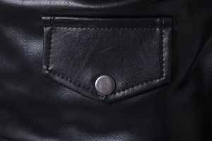 Chaqueta de cuero PU personalizada para hombre, chaqueta de talla grande - Product Image 5