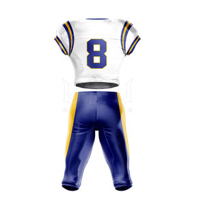 Uniforme de Fútbol Americano para Adultos de Alta Calidad, Manga Corta, Transpirable, Absorbente de Humedad, 100% Poliéster, Superventas - Product Image 2