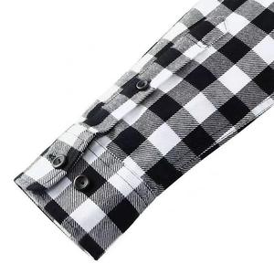 เสื้อเชิ๊ตผู้ชายผ้าสักหลาดแบบลำลอง, เสื้อเชิ๊ตผ้าสักหลาด100% น้ำหนักเบาย้อมสี260 GSM - Product Image 2