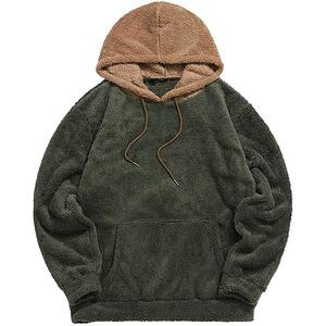 New Design Men <b>Lined</b> Breathable <b>Sherpa</b> Fleece Lightweight Anti-Bacterial Eco-Friendly Winter <b>Hoodies</b> Made in Pakistan - Product Image 3