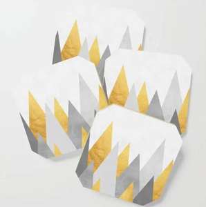 Sous-verres en os incrusté au design unique et attrayant, vente en gros de sous-verres à café, sous-verres en os incrusté pour la bière - Product Image 5