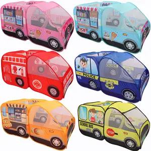 Car Shape Foldable Portable Outdoor Indoor Tent Assorted Pattern Application Scenes Available Creative Toy Game