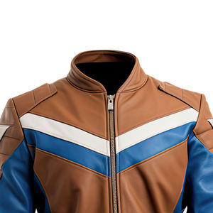 Chaqueta de Cuero Ligera para Hombre con Logotipo Personalizado, Chaqueta de Cuero Hecha a Medida de Alta Calidad, Chaqueta de Cuero para Hombre a Precio de Mayoreo - Product Image 5