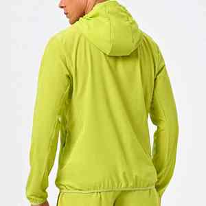 Premium Quality Custom Coated <b>Running</b> <b>Jacket</b> Outdoor Training <b>Jacket</b> Men Half Zip <b>Lightweight</b> Athletic Front Logo 2026 - Product Image 4