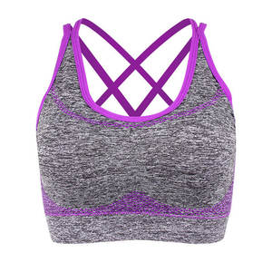 Taille libre Sexy High Impact Sports Bra Antichoc Caractéristique Fermeture à glissière avant Gym Top Yoga Bra Gilet Women Plus Fitness Beauty Back 3XL - Product Image 6