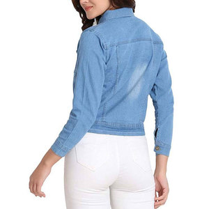 Wholesale Rate Women Jeans <b>Jacket</b> Durable Stylish Outdoor Wear Jeans <b>Jacket</b> For Women Made In Pakistan - Product Image 2