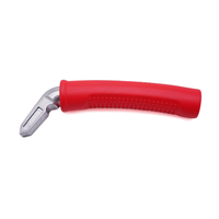 Manija de coche roja ergonómica OEM, antideslizante, duradera, segura, apertura de puerta Interior automotriz, escenarios de Escape de emergencia