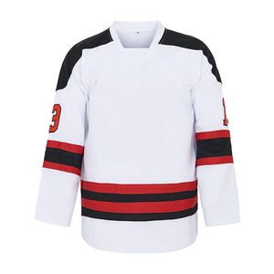 Venta al por mayor de camisetas de hockey con logotipo personalizado Servicio de diseño gratuito Sublimación Poliéster Ropa de hockey sobre hielo - Product Image 1