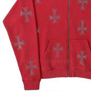 Chándal de diamantes de imitación de tamaño personalizado de ropa informal OEM con diseño único chándal de diamantes de imitación de logotipo personalizado de invierno al por mayor - Product Image 5