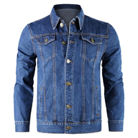 Veste en jean élégante pour hommes Matériau de qualité supérieure Ajustement moderne Parfait pour les tenues de bureau en voyage ou le confort en toute saison