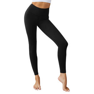 OEM y ODM de cintura alta levantamiento de glúteos entrenamiento gimnasio Fitness Yoga pantalones Legging Yoga deportes moda Casual Leggings para mujeres - Product Image 3